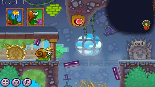 Gameplay screenshots of the Snail wander for iPad, iPhone or iPod.