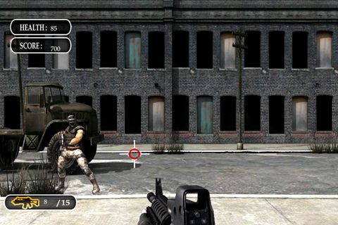Gameplay screenshots of the Sniper attack for iPad, iPhone or iPod.