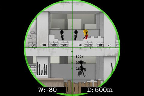 Gameplay screenshots of the Sniper shooter for iPad, iPhone or iPod.