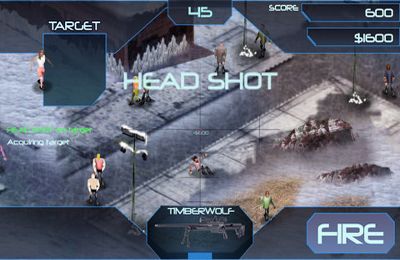 Gameplay screenshots of the Sniper Strike for iPad, iPhone or iPod.