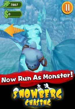 Gameplay screenshots of the Snowberg Chase for iPad, iPhone or iPod.