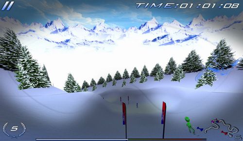 Gameplay screenshots of the Snowboard racing: Ultimate for iPad, iPhone or iPod.