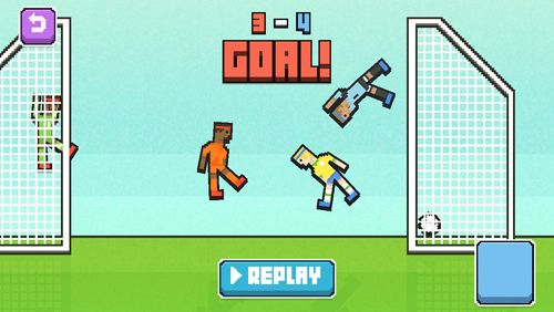Gameplay screenshots of the Soccer physics for iPad, iPhone or iPod.
