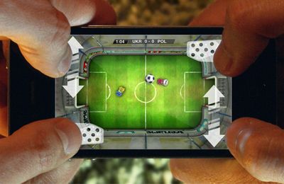 Gameplay screenshots of the Soccer Rally: Euro 2012 for iPad, iPhone or iPod.
