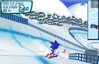Gameplay screenshots of the Sonic at the Olympic Winter Games for iPad, iPhone or iPod.