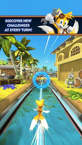 Gameplay screenshots of the Sonic dash 2: Sonic boom for iPad, iPhone or iPod.