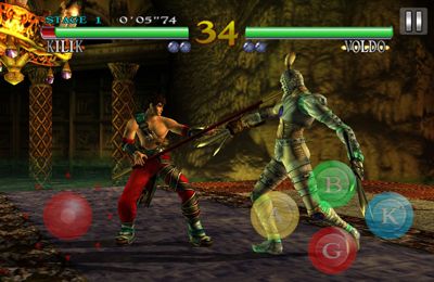 Gameplay screenshots of the SoulCalibur for iPad, iPhone or iPod.