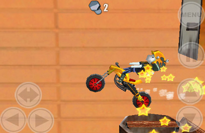 Gameplay screenshots of the Space Bikers for iPad, iPhone or iPod.