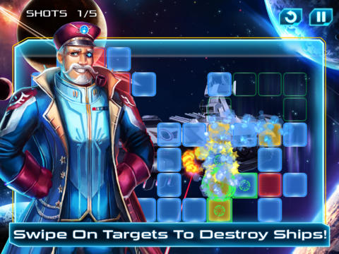 Gameplay screenshots of the Space Laser – Pirates! Puzzles! Explosions! for iPad, iPhone or iPod.