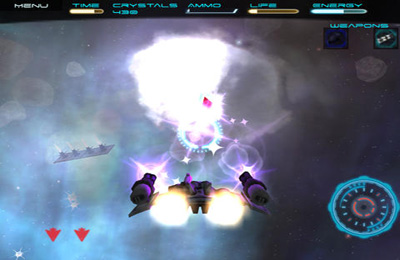Gameplay screenshots of the Space Rage for iPad, iPhone or iPod.