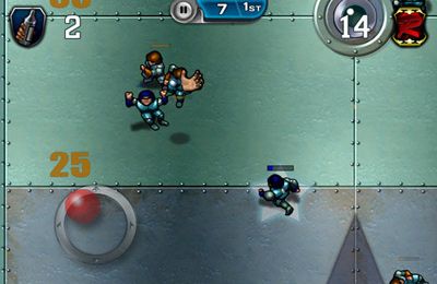 Gameplay screenshots of the Speedball 2 Evolution for iPad, iPhone or iPod.
