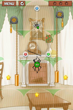 Gameplay screenshots of the Spider Jack for iPad, iPhone or iPod.