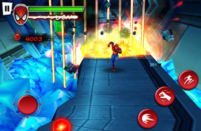 Gameplay screenshots of the Spider-Man Total Mayhem for iPad, iPhone or iPod.