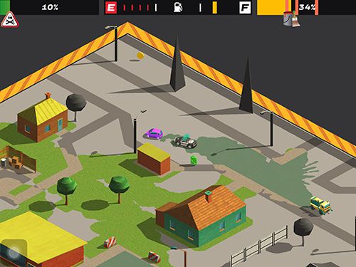 Gameplay screenshots of the Splash cars for iPad, iPhone or iPod.