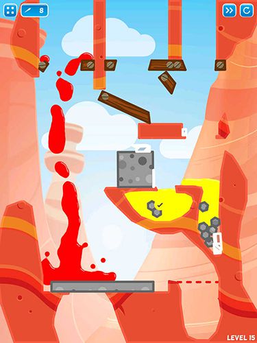 Gameplay screenshots of the Splash сanyons for iPad, iPhone or iPod.