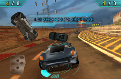 Gameplay screenshots of the Split/Second: Velocity for iPad, iPhone or iPod.