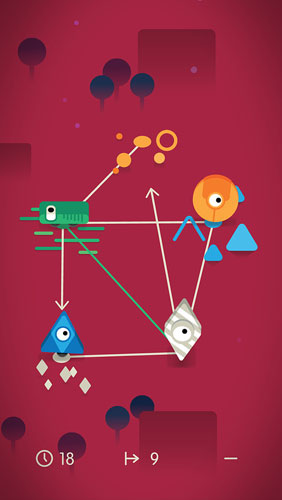 Gameplay screenshots of the Sputnik eyes for iPad, iPhone or iPod.