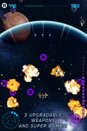 Gameplay screenshots of the Star Cannon for iPad, iPhone or iPod.