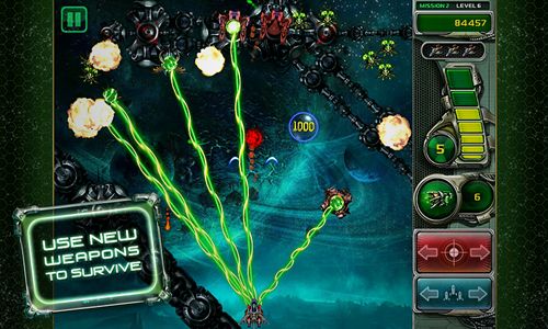 Gameplay screenshots of the Star defender 4 for iPad, iPhone or iPod.