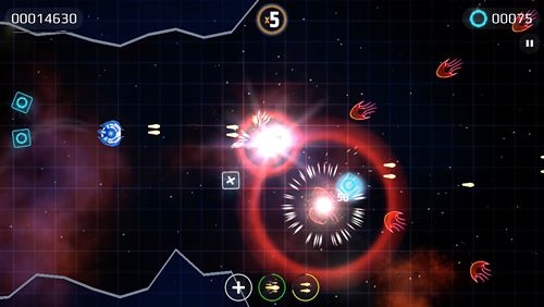 Gameplay screenshots of the Star drift for iPad, iPhone or iPod.