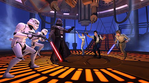 Gameplay screenshots of the Star wars: Galaxy of heroes for iPad, iPhone or iPod.