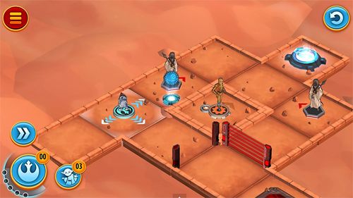 Gameplay screenshots of the Star wars: Heroes path for iPad, iPhone or iPod.