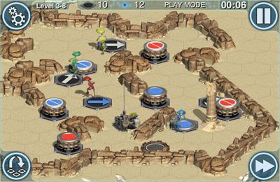 Gameplay screenshots of the Star Wars: Pit Droids for iPad, iPhone or iPod.