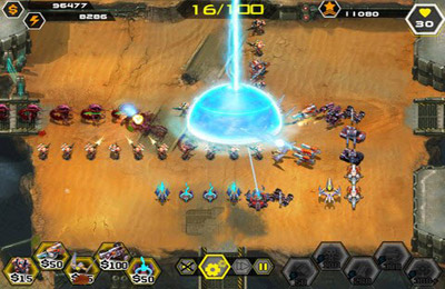 Gameplay screenshots of the StarBunker:Guardians for iPad, iPhone or iPod.