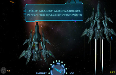 Gameplay screenshots of the Starship Battles for iPad, iPhone or iPod.