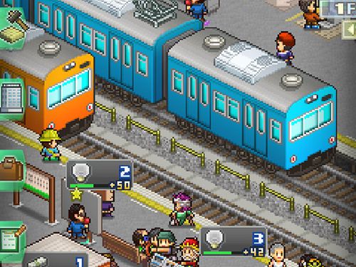 Gameplay screenshots of the Station manager for iPad, iPhone or iPod.