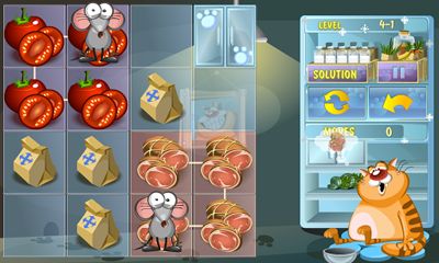 Gameplay screenshots of the Steal the Meal: Free Unblock Puzzle for iPad, iPhone or iPod.