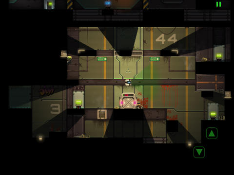 Gameplay screenshots of the Stealth Inc. for iPad, iPhone or iPod.