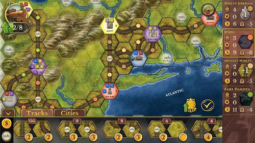 Gameplay screenshots of the Steam: Rails to riches for iPad, iPhone or iPod.
