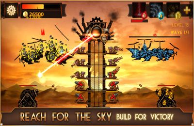 Gameplay screenshots of the Steampunk Tower for iPad, iPhone or iPod.