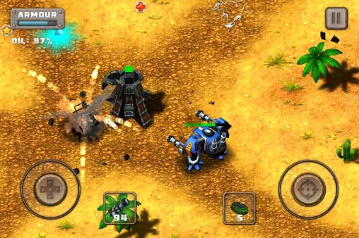 Gameplay screenshots of the Steel mayhem: Battle commander for iPad, iPhone or iPod.