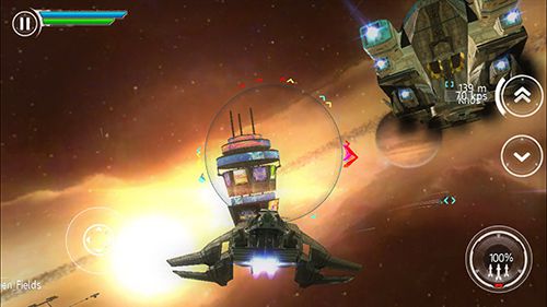 Gameplay screenshots of the Stellar wanderer for iPad, iPhone or iPod.