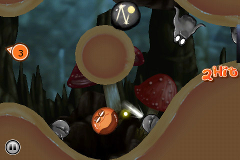 Gameplay screenshots of the Sticky for iPad, iPhone or iPod.