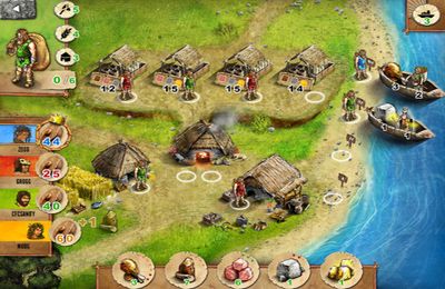 Gameplay screenshots of the Stone Age: The Board Game for iPad, iPhone or iPod.