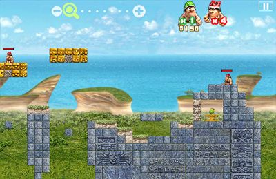 Gameplay screenshots of the Stone Wars for iPad, iPhone or iPod.