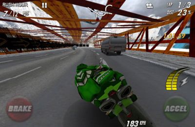 Gameplay screenshots of the Streetbike. Full blast for iPad, iPhone or iPod.