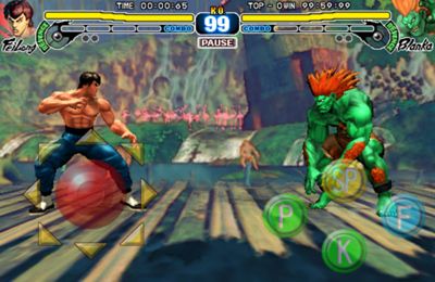 Gameplay screenshots of the Street Fighter 4 for iPad, iPhone or iPod.