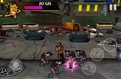 Gameplay screenshots of the Street Wrestler for iPad, iPhone or iPod.