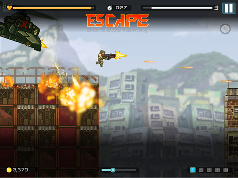 Gameplay screenshots of the Strike force heroes: Extraction for iPad, iPhone or iPod.