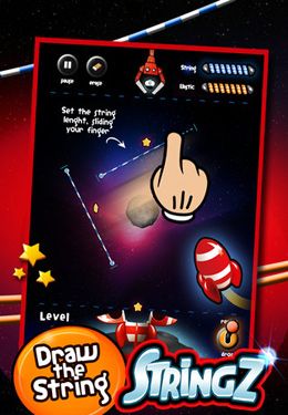 Gameplay screenshots of the StringZ-HD for iPad, iPhone or iPod.