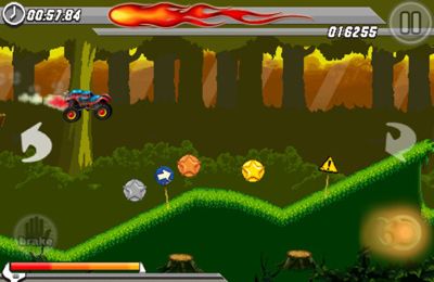 Gameplay screenshots of the Stunt Car Racing 99 Tracks for iPad, iPhone or iPod.