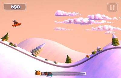 Gameplay screenshots of the Sunny Hillride for iPad, iPhone or iPod.