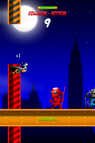 Gameplay screenshots of the Super bats: Ninja knockout for iPad, iPhone or iPod.