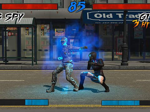 Gameplay screenshots of the Super fighter DX for iPad, iPhone or iPod.