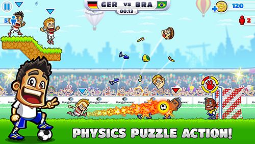 Gameplay screenshots of the Super party sports: Football for iPad, iPhone or iPod.
