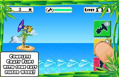 Gameplay screenshots of the Surf’s Up for iPad, iPhone or iPod.